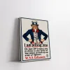 Uncle Sam Vintage Kanvas Tablo