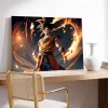 Dragon Ball Ateşler Kanvas Tablo