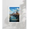 Dresden Almanya Ufuk Çizgisi Poster