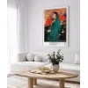Edgar Degas Ibis İle Genç Kadın Poster