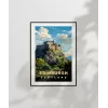 Edinburgh Manzarası Poster