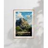 Edinburgh Manzarası Poster