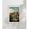 Floransa Katedrali ve Şehir Manzarası Poster