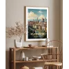 Floransa Katedrali ve Şehir Manzarası Poster
