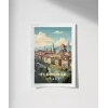 Floransa Katedrali ve Şehir Manzarası Poster