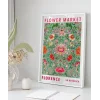 Flower Market Florence Poster