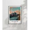 Frankfurt Vintage Poster