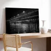 Gece Köprüsü Kanvas Tablo
