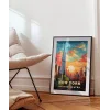 Gün Batımında New York Poster
