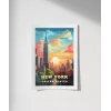 Gün Batımında New York Poster