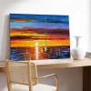 Günbatımı Yansımaları Kanvas Tablo