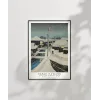 Hasui Kawase Terashima Köyünde Akşam Karı Poster