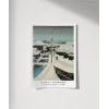 Hasui Kawase Terashima Köyünde Akşam Karı Poster