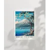 Hiroaki Takahashi Yamanaka Gölünden Fuji Dağı Poster