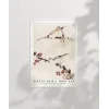 Hokusai Dallara Tünemiş Üç Kuş Poster