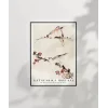 Hokusai Dallara Tünemiş Üç Kuş Poster