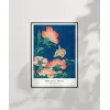 Hokusai Şakayık ve Kanarya Poster