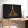 Işıklı Eyfel Kanvas Tablo