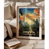 Jakarta Gün Batımı Şehir Manzarası Poster