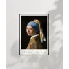 Johannes Vermeer İnci Küpeli Kız Poster