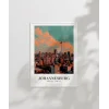 Johannesburg Güney Afrika Seyahat Poster