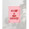 Kahve Aşkı Dekorasyonu Poster