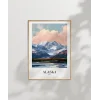 Karlarla Kaplanmış Alaska Poster