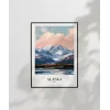Karlarla Kaplanmış Alaska Poster