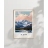 Karlarla Kaplanmış Alaska Poster