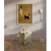 Kedi ve Kadın İllüstrasyon Poster