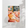 Kedinin Gün Batımı Keyfi Poster