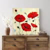 Kırmızı Karanfiller Kanvas Tablo
