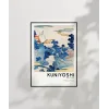 Kuniyoshi Fuji no Yukei Poster