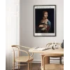 Leonardo Da Vinci Kakımlı Kadın Poster