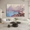Liman Şehri İzlenimleri Kanvas Tablo