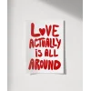Love Actually Tipografi Poster