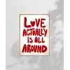 Love Actually Tipografi Poster