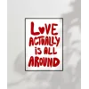 Love Actually Tipografi Poster