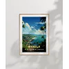 Manila Tropik Sahil Manzarası Poster