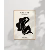 Matisse Stilinde Kadın Silüeti  Poster