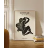 Matisse Stilinde Kadın Silüeti  Poster