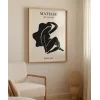 Matisse Stilinde Kadın Silüeti  Poster