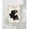 Matisse Stilinde Kadın Silüeti  Poster