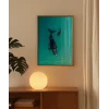 Mavi Denizde Yüzen Balinalar Poster