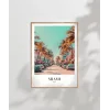 Miami Sokak Manzarası Poster