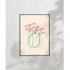 Minimal Çiçek Vurgusu Poster