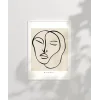 Minimalist Portre Sanat Poster