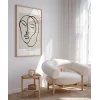 Minimalist Portre Sanat Poster