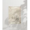 Modern Hat Sanatı Allah Kaligrafi Duvar Poster
