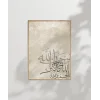 Modern Hat Sanatı Allah Kaligrafi Duvar Poster
